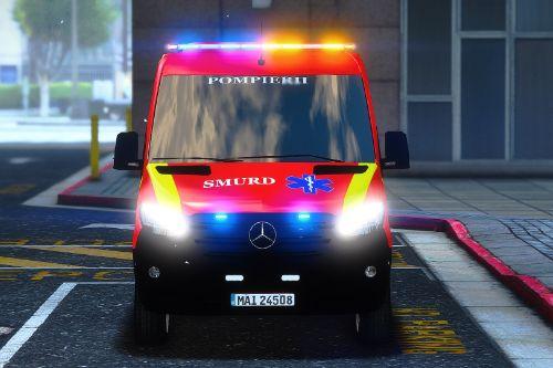 2019 Mercedes Sprinter Romanian Smurd Ambulance ELS ( Fictional )