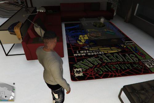 Spider Man Rug (Franklin living room rug replace)